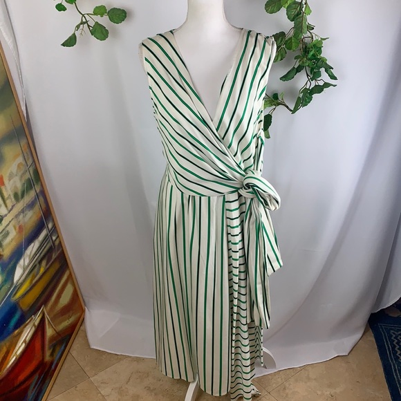 Halogen Faux Wrap Dress - Picture 3 of 16